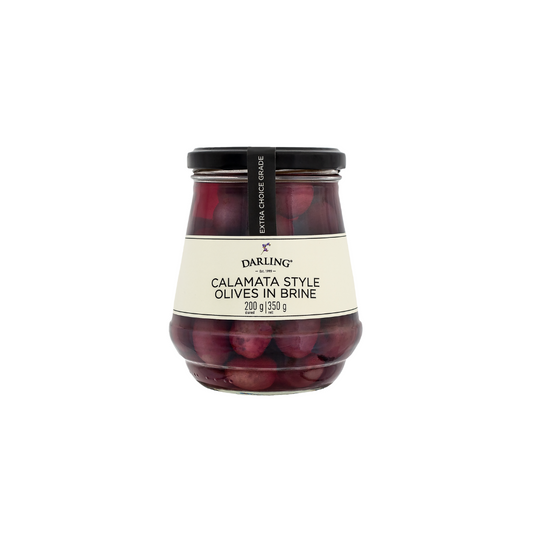 LIMITED EDITION CALAMATA STYLE OLIVES 350G