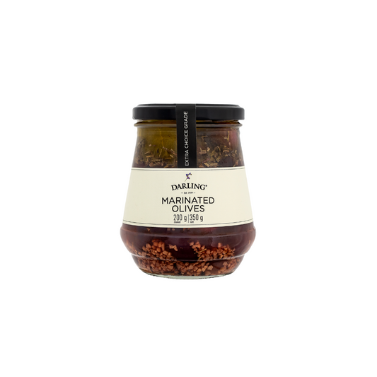 LIMITED EDITION MARINATED OLIVES 350G