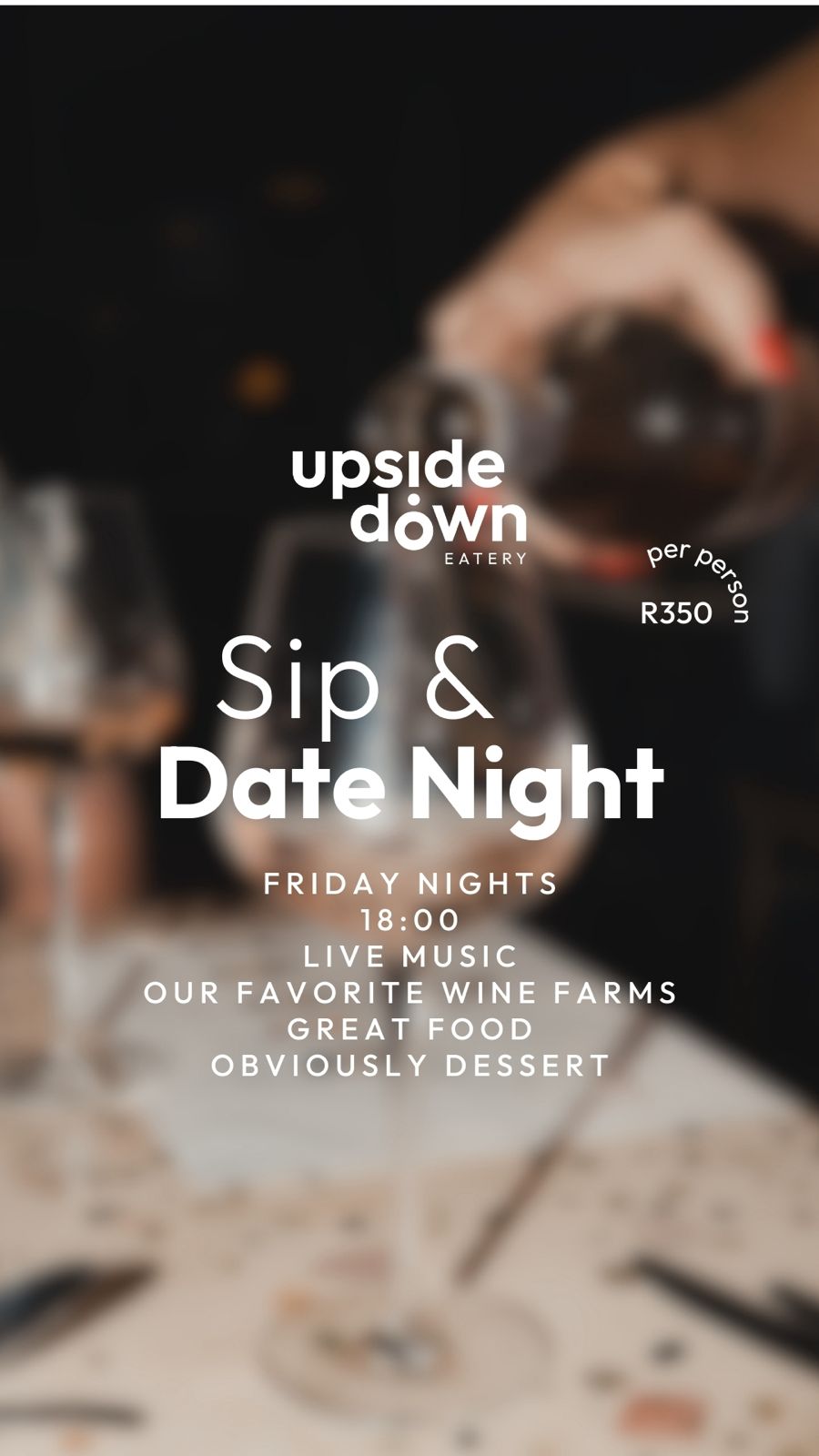 Sip & Date Night with Live Music 17 Jan