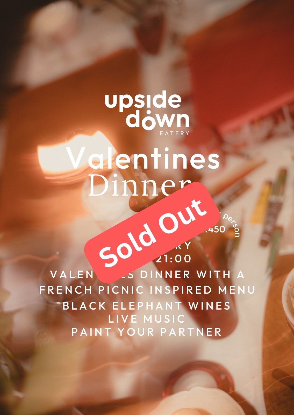 Valentine’s Day Picnic at Upside Down Eatery 14 Feb 25